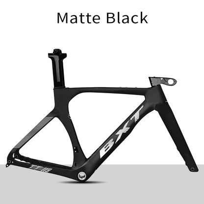 BXT Carbon TT Frameset Flat Mounted Disc Brake Bike Frames TT handblebar TT Bike Frame Racing Cycling