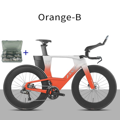 BXT -TT-219 New Carbon Time Trial/Triathlon Bike Carbon Fiber Bikes Road Bike LTWOO ERX 24 Speeds TT Bicycle