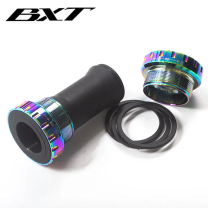 Bicycle Bottom Bracket 68/73mm Screw/Thread Type Crankset Bearings multicolor Aluminum Waterproof  BSA Bottom Bracke