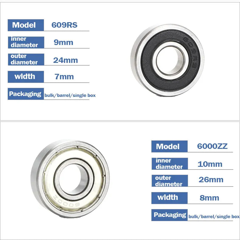 Bike Headset Bearings 52/41.8mm Universal Bearing MTB Scooter Steering Bicycle Parts BXT-077/097/087/107/117 Bearings