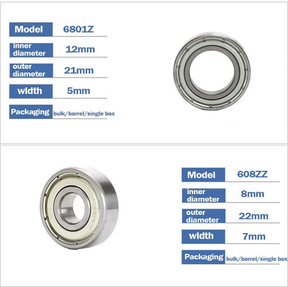 Bike Headset Bearings 52/41.8mm Universal Bearing MTB Scooter Steering Bicycle Parts BXT-077/097/087/107/117 Bearings