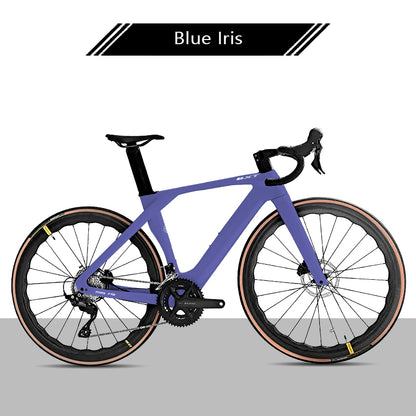 BXT Carbon Rennrad Shimano 105 R7120 Ultraleichter Straßenrahmen mit Scheibenbremse Carbon Road Bike