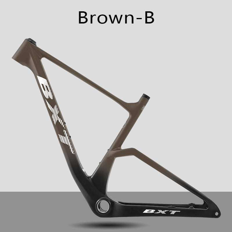 BXT New Carbon Fiber Frame MTB 29er Thru-Axle  Boost 148x12mm Carbon Mountain Disc Bike frame use Screw-in T47 (73mm) UDH hanger
