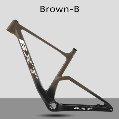 BXT New Carbon Fiber Frame MTB 29er Thru-Axle  Boost 148x12mm Carbon Mountain Disc Bike frame use Screw-in T47 (73mm) UDH hanger