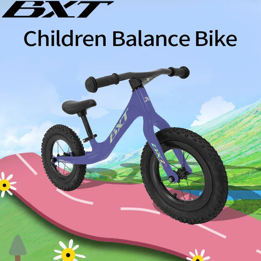 BXT Carbon Children's Bicycle Balance for Kids 2-8 Years Old Boy and Girl Gifts Walking Training Baby Bicycle Sliding Bike BXT