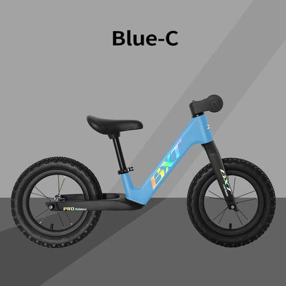 BXT Carbon Fiber Balance Bike for Toddlers Age 2-6 Years Ultra-light Double Triangular Run BXTBike Frame Kids Balance Beginner Kids