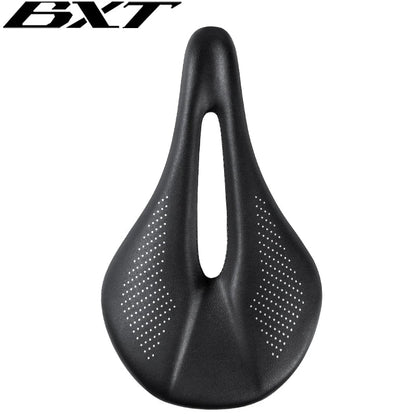 Carbon Fiber Bicycle Mountain Road Bike Saddles Soft Leather Seat Cushion Soft Seat Bike Leather Saddle Black Bicycle Saddles