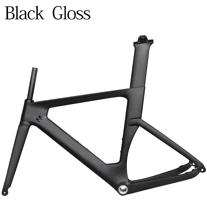 BXT Carbon Fiber Road Bike Frame Disc Brake 140mm Road Bicycle Carbon Frame Thru Axle BSA 68mm Full Carbon Racing Road Bike Frameset