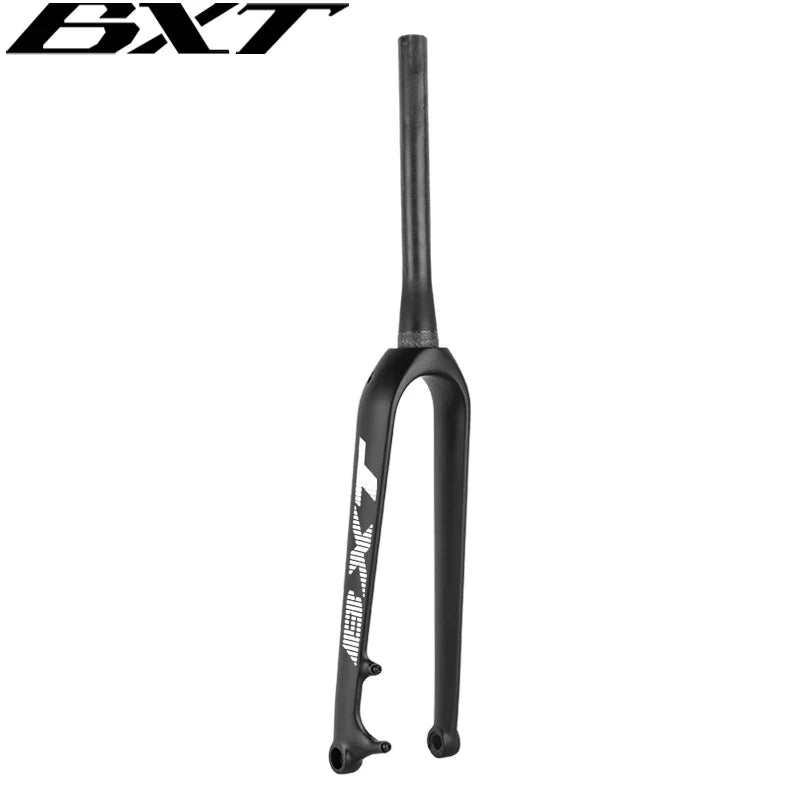 BXT Carbon Gravel Bicycle Fork, 27.5er Disc Brake, Road Bike Frame, 700C Thru Axle, MTB Tapered, Full Carbon Mountain Bike Fork, M15