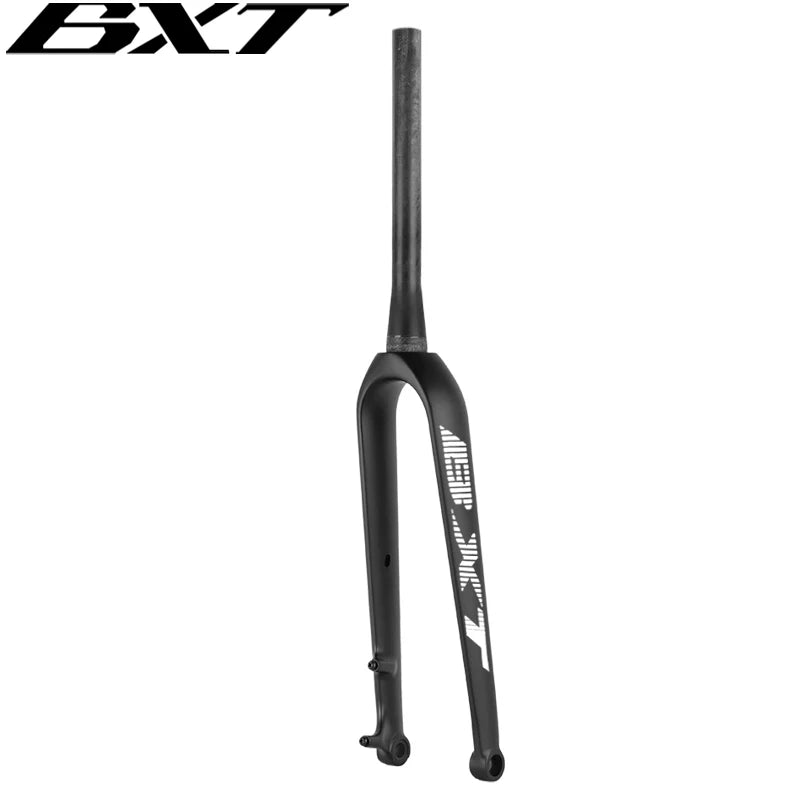 BXT Carbon Gravel Bicycle Fork, 27.5er Disc Brake, Road Bike Frame, 700C Thru Axle, MTB Tapered, Full Carbon Mountain Bike Fork, M15