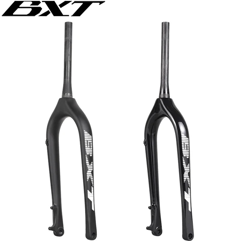 Carbon Mountain Bike Fork 26er Thru Axle 150x15mm Snow FatBike Carbon Fork 26 Disc Brake Sandy Beach Bicycle Fork 5.0inch Tire