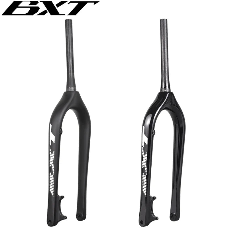 Carbon Mountain Bike Fork 26er Thru Axle 150x15mm Snow FatBike Carbon Fork 26 Disc Brake Sandy Beach Bicycle Fork 5.0inch Tire