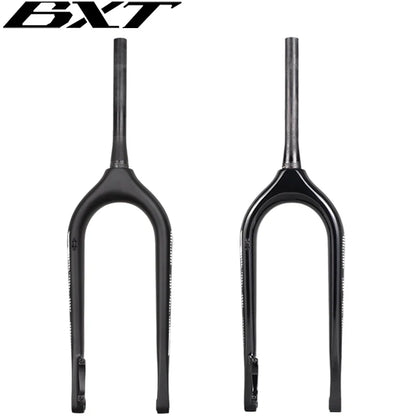 Carbon Mountain Bike Fork 26er Thru Axle 150x15mm Snow FatBike Carbon Fork 26 Disc Brake Sandy Beach Bicycle Fork 5.0inch Tire