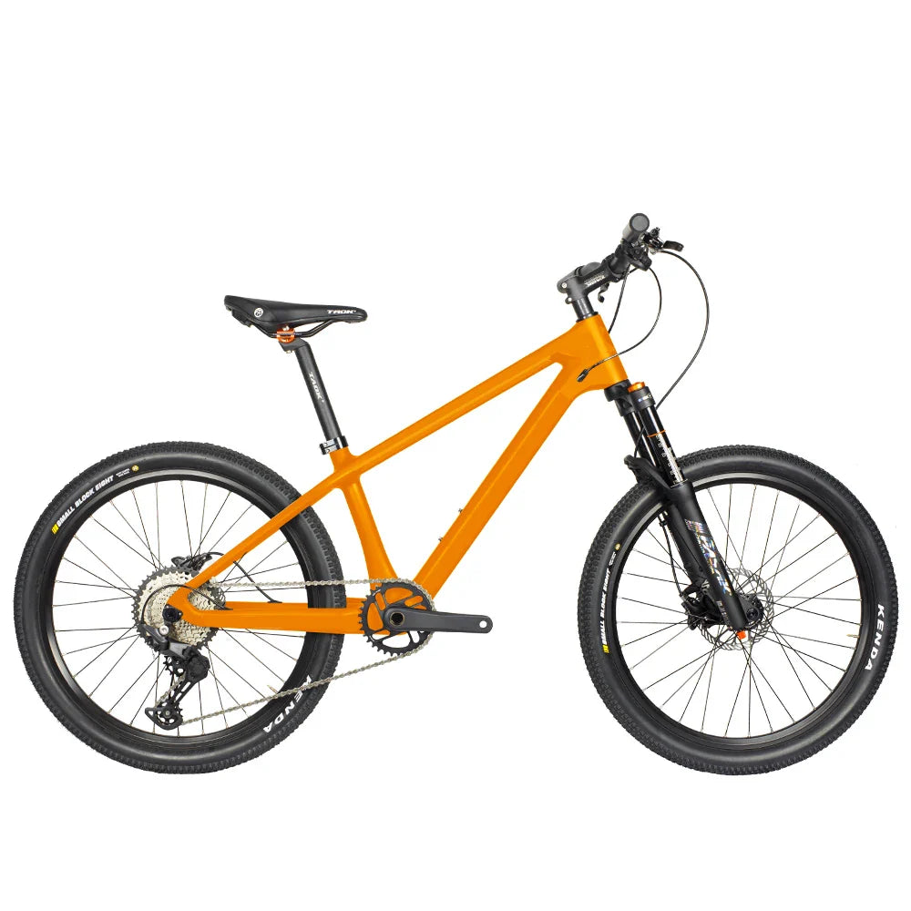 BXT Carbon Mountain Bike for Children and Teenager, MTB Bicycle, Cycling Exercise, Suitable for Heights 125-145cm, 20er