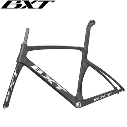 BXT Carbon Road Racing Aero Bicycle Frame, BSA Di2 Mechanical Road Bike Frame, CX Road Cycling Frameset, V Brake, Disc