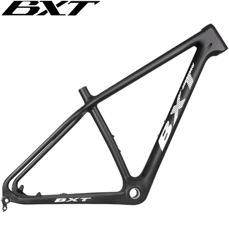 BXT Carbon Snow Frame Snowbiking 26ER Carbon Fat Bike Frame Thru Axle For 197X12 Disc Brake MTB Bicycle Frame