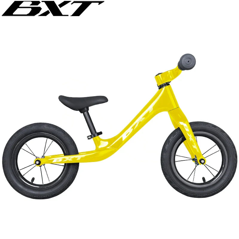 BXT Children Full Carbon Balance Bike Suitable for 2-6 Years old Carbon Child Running Bike No Pedal Push Bike Kids Balance Bicycle