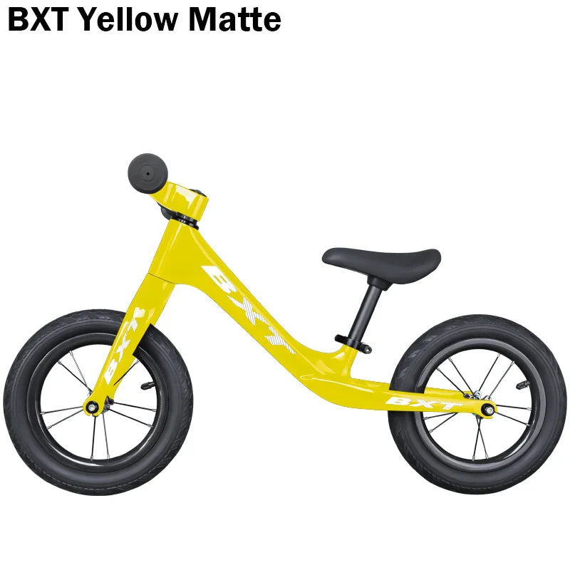 BXT Children Full Carbon Balance Bike Suitable for 2-6 Years old Carbon Child Running Bike No Pedal Push Bike Kids Balance Bicycle