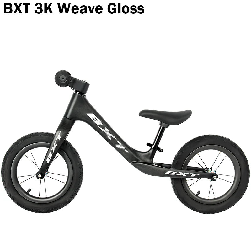 BXT Children Full Carbon Balance Bike Suitable for 2-6 Years old Carbon Child Running Bike No Pedal Push Bike Kids Balance Bicycle