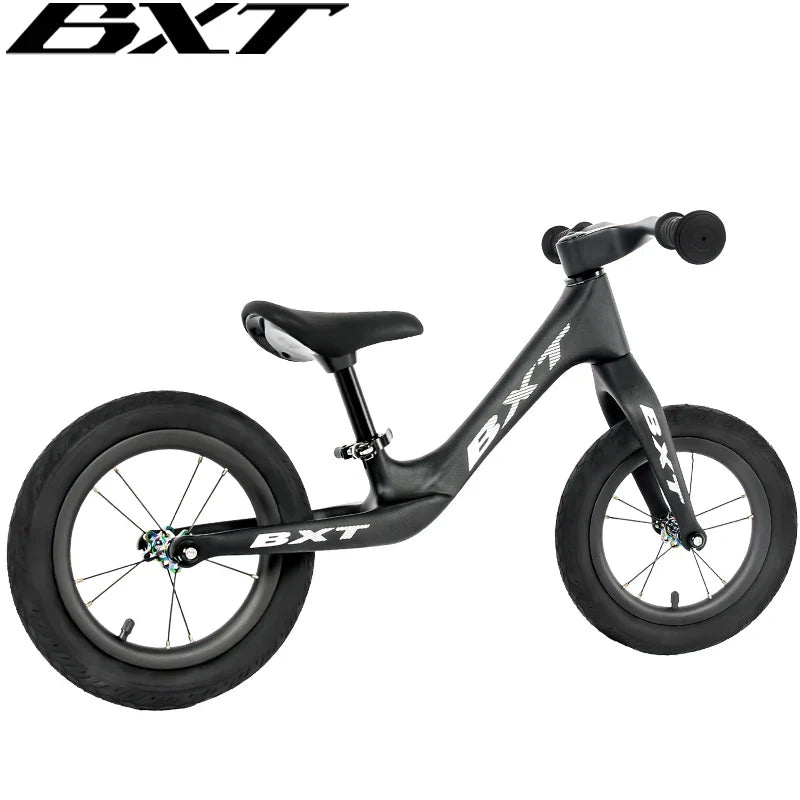 BXT Children Full Carbon Balance Bike Suitable for 2-6 Years old Carbon Child Running Bike No Pedal Push Bike Kids Balance Bicycle