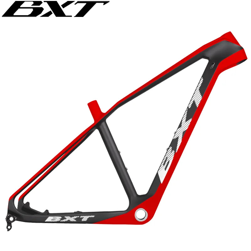 BXT Chinese cheap Carbon mtb  frame 27.5er 15.5/17/18.5/20  bicicletas mountain bike 27.5 racing used bikes  bicycle frame