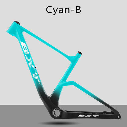 BXT New Carbon Fiber Frame MTB 29er Thru-Axle  Boost 148x12mm Carbon Mountain Disc Bike frame use Screw-in T47 (73mm) UDH hanger