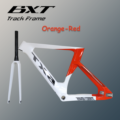 BXT Full Carbon Fiber Frame DIY Color Customization Track Frame 700C Bicycle Frame BXT-Track-045 Gear Track Racing Cycling Sports Bike DIY Bicycle Frame