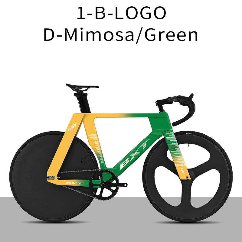 BXT-TRC-195 Carbon Track Bike Fixed Gear Carbon Fiber Track Bicycle No Brake Indoor Racing Complete Bike Professional Track Cycling Bike
