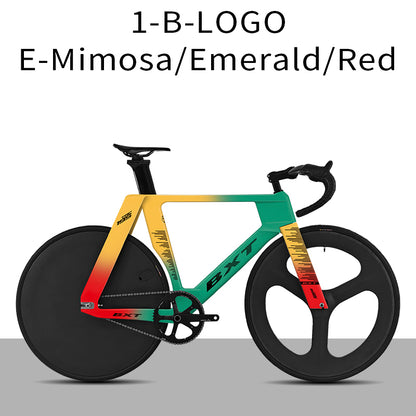 BXT-TRC-195 Carbon Track Bike Fixed Gear Carbon Fiber Track Bicycle No Brake Indoor Racing Complete Bike Professional Track Cycling Bike