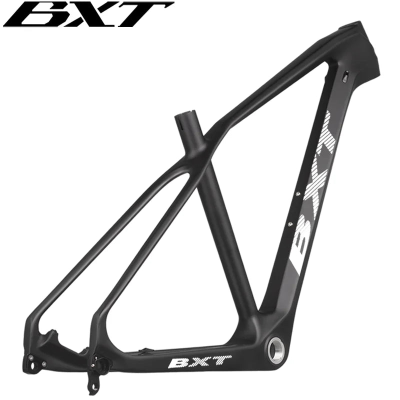 BXT Free shipping carbon fiber mountain frame MTB Bicycle Cycling frame 27.5inch carbon mountain bike 1-1/8" to 1-1/2" Tapered Tube