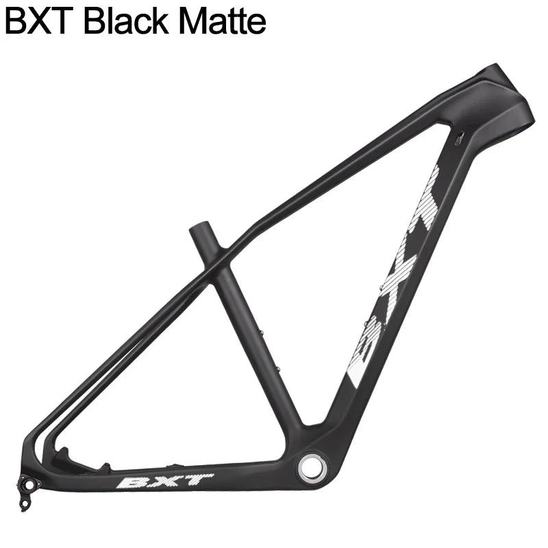 BXT Free shipping carbon fiber mountain frame MTB Bicycle Cycling frame 27.5inch carbon mountain bike 1-1/8" to 1-1/2" Tapered Tube