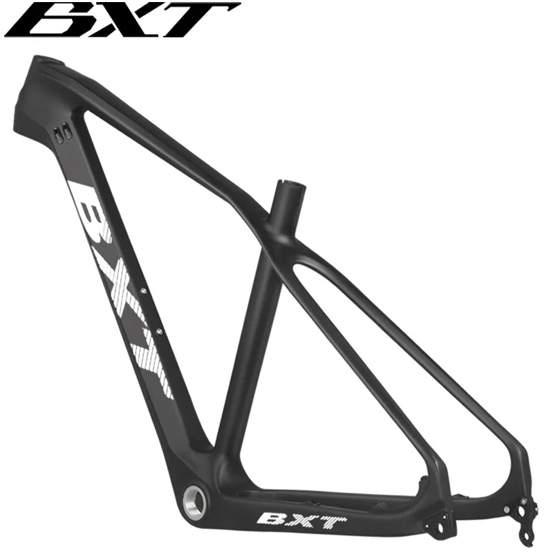 BXT Free shipping carbon fiber mountain frame MTB Bicycle Cycling frame 27.5inch carbon mountain bike 1-1/8" to 1-1/2" Tapered Tube