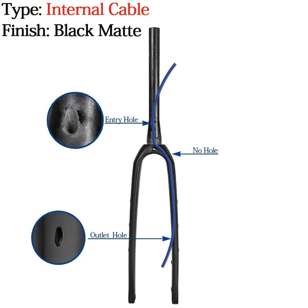 BXT Full Carbon Gravel Bike Fork 700C Disc Brake MTB Carbon Fork 27.5e – BXT official store