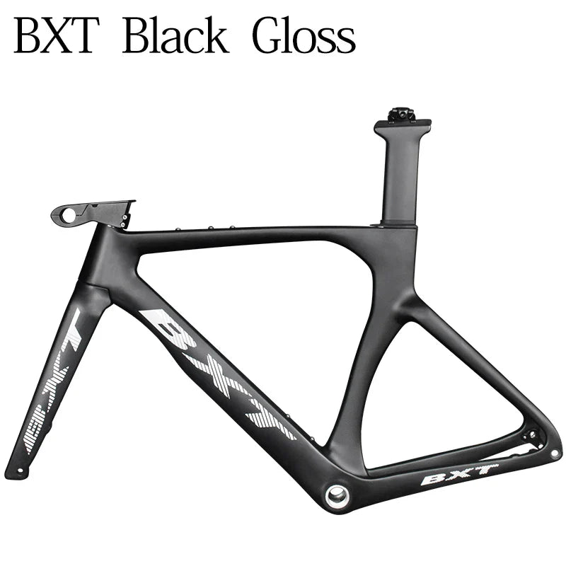 BXT Full Carbon TT Bike Frame Set, Time Trial, Road Bicycle, Disc Brake, Handlebar, Thru Axle, Racing Cycling