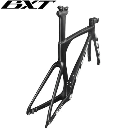 BXT Full Carbon TT Bike Frame Set, Time Trial, Road Bicycle, Disc Brake, Handlebar, Thru Axle, Racing Cycling