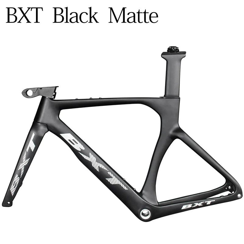 BXT Full Carbon TT Bike Frame Set, Time Trial, Road Bicycle, Disc Brake, Handlebar, Thru Axle, Racing Cycling