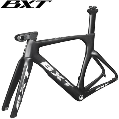 BXT Full Carbon TT Bike Frame Set, Time Trial, Road Bicycle, Disc Brake, Handlebar, Thru Axle, Racing Cycling