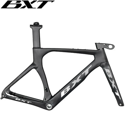 BXT Full Carbon TT Bike Frame Set, Time Trial, Road Bicycle, Disc Brake, Handlebar, Thru Axle, Racing Cycling