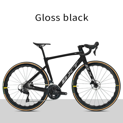 BXT 2025 Road Bike 24 Speed Carbon Fiber Road Bicycle 105 Group Set DI2 7170 8170 9270 Disc Brake Racing Cycling Carbon wheels