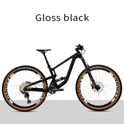 BXT Carbon Fiber 29er M6100-12S Hydraulic Disc Brake AM Full Shock Soft Tail Carbon Fiber Mountain Bike MTB With Suspension Seat Tube