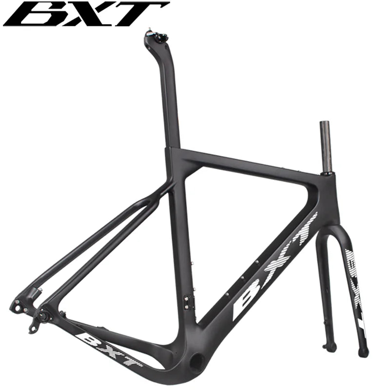 Disc Frame BXT Gravel 700C Carbon Bike Frame aero Thru Axle 142mm disc brake Carb ...