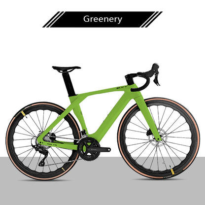 BXT Vollcarbon Rennrad Scheibenbremse Rennrad mit SHIMANO R7170 UT8170 DI2 24Gänge