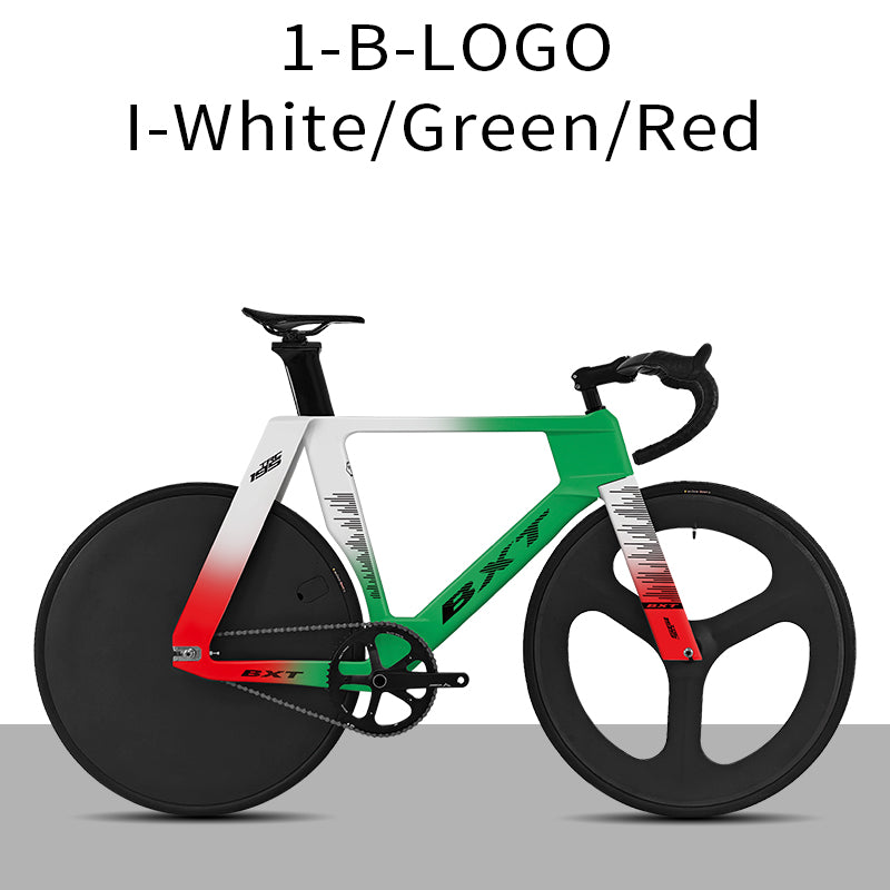 BXT-TRC-195 Carbon Track Bike Fixed Gear Carbon Fiber Track Bicycle No Brake Indoor Racing Complete Bike Professional Track Cycling Bike