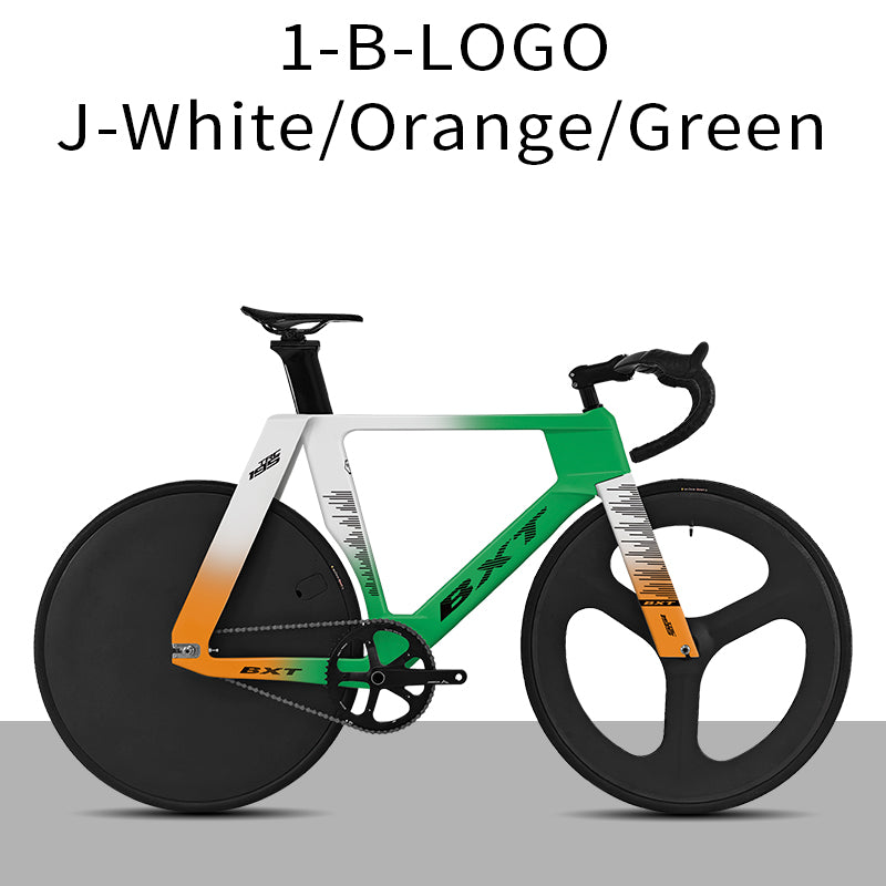 BXT-TRC-195 Carbon Track Bike Fixed Gear Carbon Fiber Track Bicycle No Brake Indoor Racing Complete Bike Professional Track Cycling Bike
