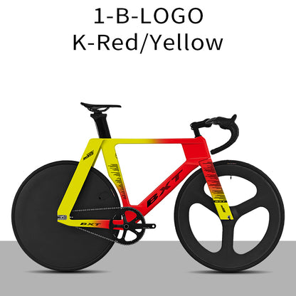 BXT-TRC-195 Carbon Track Bike Fixed Gear Carbon Fiber Track Bicycle No Brake Indoor Racing Complete Bike Professional Track Cycling Bike