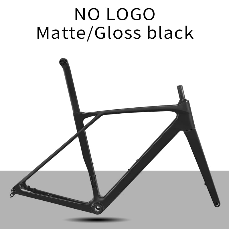 BXT Carbon Road Bike Frame T1000 Carbon Fibre Road Frameset Flat-Mounted Disc Road Frame fit Mechanical& Di2