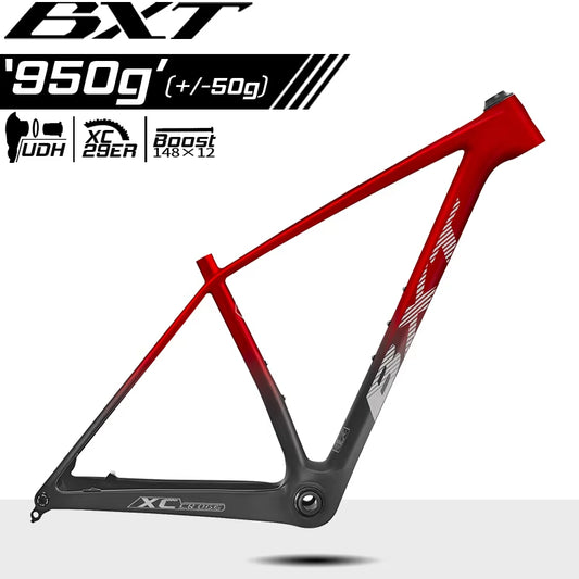 BXT 2025 Nieuwe T1000 Carbon Mountainbike Frame UDH Hanger 12x148mm Boost Volledige Interne Routing 29er MTB Carbon Frame