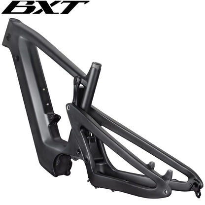 BXT 29er E-MTB All Full Suspension Carbon Mountain Bike Frame Travel 150mm AM Bike Carbon Full Suspension Electric MTB Frame