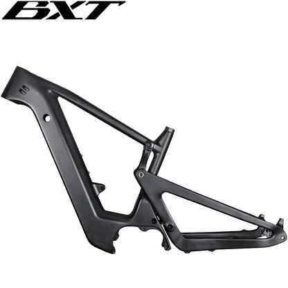 BXT 29er E-MTB All Full Suspension Carbon Mountain Bike Frame Travel 150mm AM Bike Carbon Full Suspension Electric MTB Frame