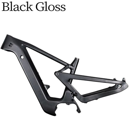 BXT 29er E-MTB All Full Suspension Carbon Mountain Bike Frame Travel 150mm AM Bike Carbon Full Suspension Electric MTB Frame